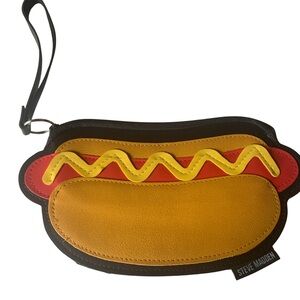 Steve Madden Hot Dog Wristlet Clutch